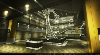Illustration for article titled One Last Look at Deus Ex's Brilliant Concept Art